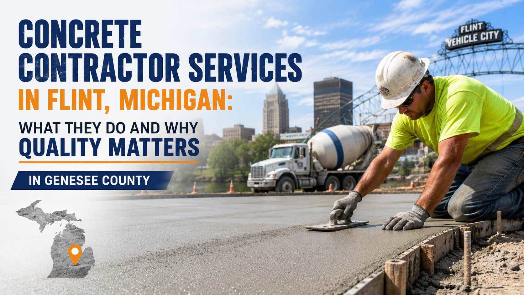 Concrete Contractor Services in Flint, Michigan: What They Do and Why Quality Matters in Genesee County